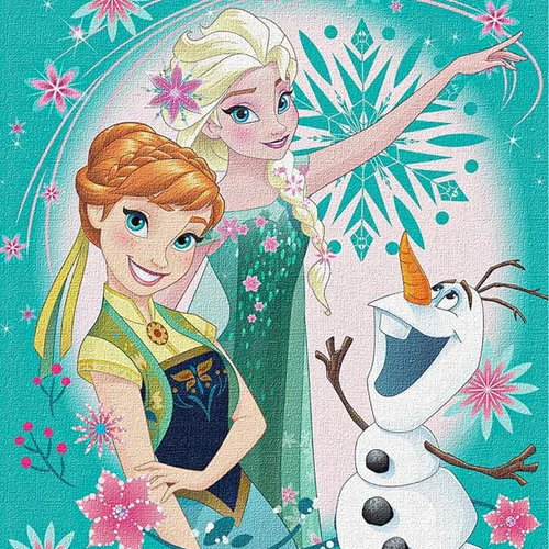Vista 3 de Disney Frozen Cobija tejida, multicolor, 1 unidad