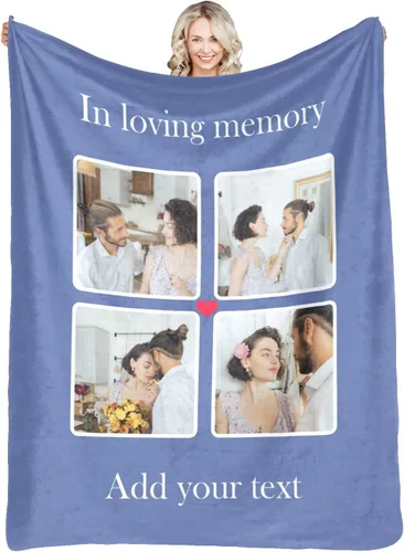 Vista 22 de Mantas personalizadas con foto, manta de fotos personalizada, mantas personalizadas con imagen, regalos personalizados para mujeres, hombres