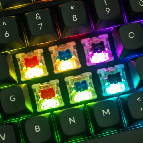 Vista 5 de Keychron V3 - Pomo de teclado mecánico personalizado con cable, TKL QMKVIA macro programable con teclado intercambiable en caliente K Pro