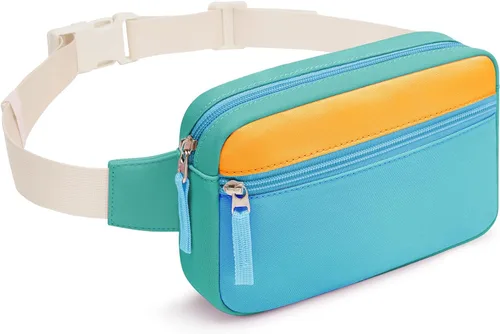 Vista 13 de Riñonera para adolescentes, bolsa para cinturón, bonita bolsa cruzada para regalo