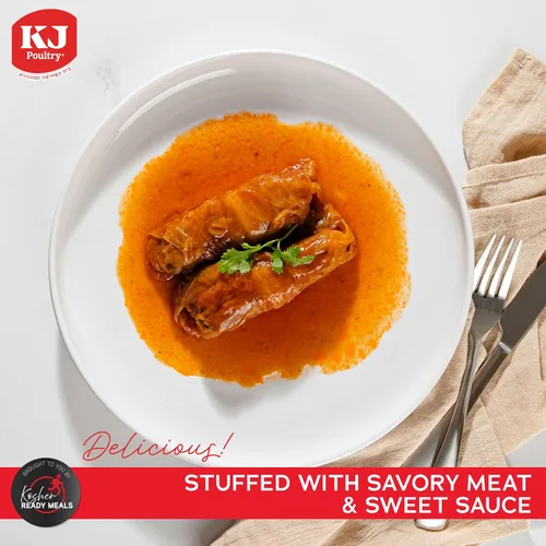 Vista 5 de KJ Poultry Kosher Ready Meals – Variedad de carne de res (4 unidades) preparada Entree totalmente cocida, estable en el microondas, cena, viajes