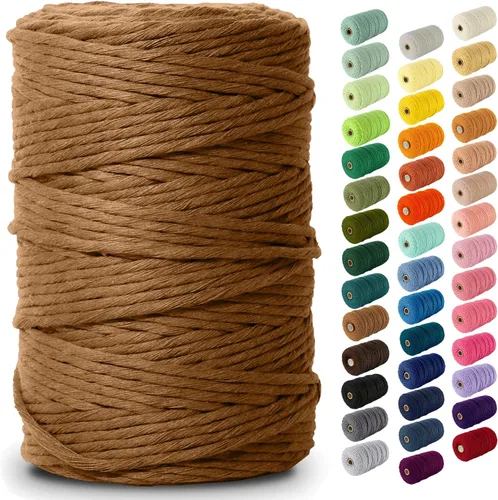 Vista 61 de Nook Theory Hilo de macramé de 3mm 109 yardas - Cuerda de macramé suave de 4mm, 5mm perfecta para nudos - Suministros de macramé para colgadores