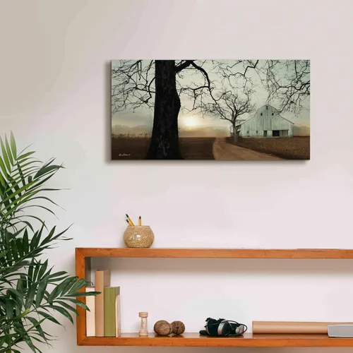 Vista 5 de Epic Graffiti 'Millersburg Sunrise' de Lori Deiter, lienzo para pared, 24 x 12 pulgadas