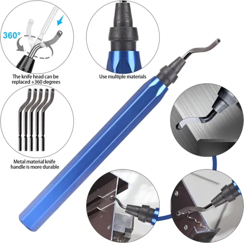 Vista 3 de 25 piezas de precisión con herramienta de desbarbado, cuchillo de manualidades, lima manual, cuchillo de tallado adecuado para lijar, tallar