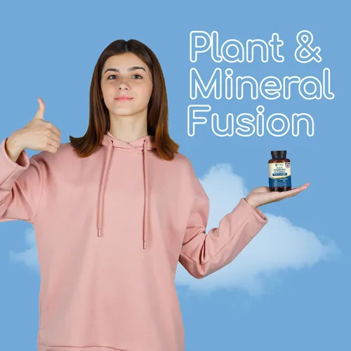 Vista 5 de Glicinato de magnesio 4 en 1 añadido con Ashwagandha KSM-66, cúrcuma y vitamina B6 90 cápsulas veganas 4,001 mg por porción Cápsula fácil