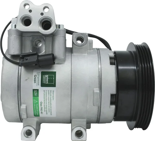 Vista 2 de Compresor de aire acondicionado para Hyundai Accent - 2001 2002 2003 2004 2005 / Hyundai Tucson - 2005 2006 2007 2008 2009