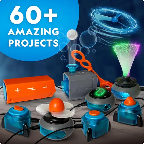 Vista 2 de National Geographic - Kit de circuito para niños con 60 proyectos