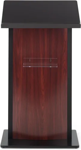 Vista 3 de Displays2go Podio de la iglesia con base rectangular