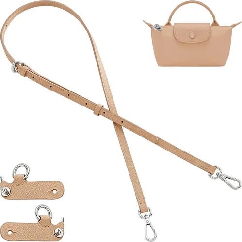 Vista 17 de Jiesinlov Correa de Hombro de Cuero para Bolso de Repuesto, Kit de Conversión Ajustable para Bandolera Compatible con Mini Bolso Antracita