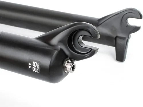Vista 4 de Air Fat Bike Tenedor 26x4.0 Snow Fat Bike Front Fork Travel 4.724 in Aleación de aluminio Fat Fork Bike para neumático de 4.0