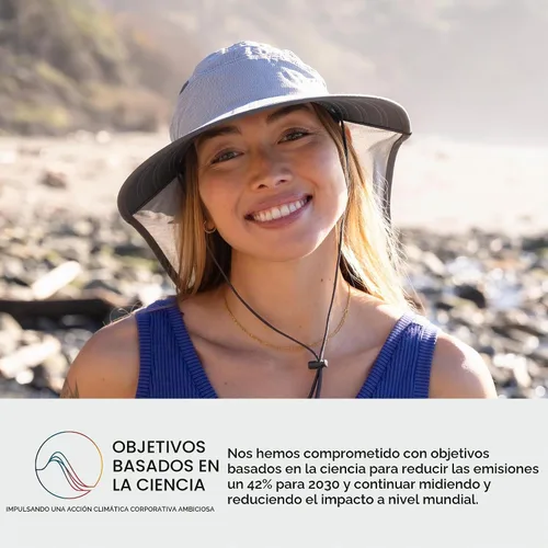 Vista 3 de Sunday Afternoons Ultra Adventure Hat UPF 50+ Sun Hat Reverse Split Brim, Sunglass Lock, neck cape, side mesh panels, moisture-wicking sweatband