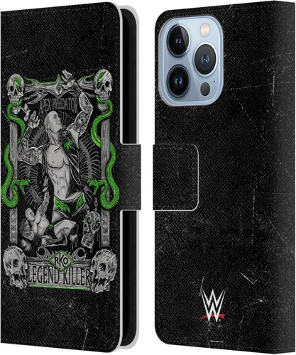 Vista 48 de Head Case Designs Officially Licensed WWE in My Veins Randy Orton Leather Wallet Case Compatible with Apple iPhone 11