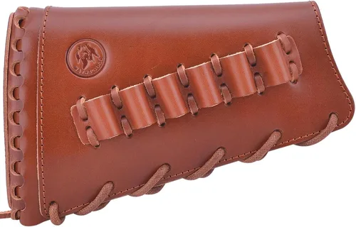 Vista 24 de Almohadilla de cuero para mejilla de culata cosida a mano para rifle 38/357 45-70 308 .22LR 12GA Mano zurda - Negro