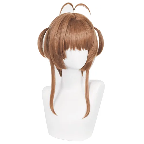 Vista 2 de Sakura - Peluca para cosplay de color granate (SAKURA))