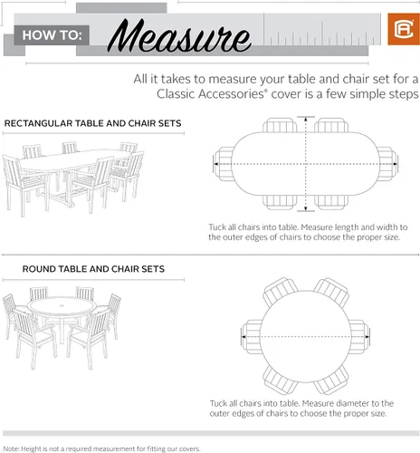 Vista 5 de Classic Accessories Juego de mesa y silla de patio rectangular / ovalada de terrazo, grande