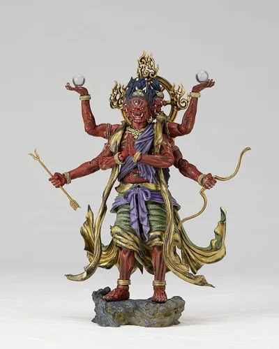 Vista 2 de Kaiyodo Kt Project Kt-025 Takeya Style Jizai Okimono (edición Ashura) figura de acción