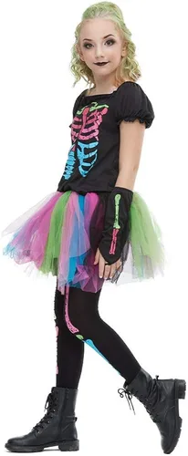 Vista 5 de EraSpooky Disfraz Funky Punky Bones para niñas