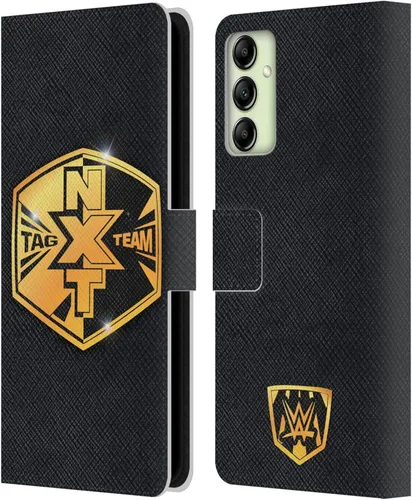 Vista 36 de Head Case Designs Officially Licensed WWE Cruiserweight Champion Title Belts Leather Wallet Case Compatible with Samsung Galaxy A07 4G Campeón