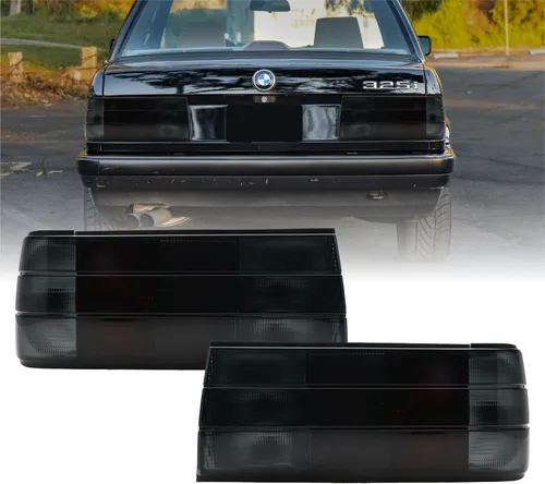 Vista 18 de USR Pre Face 84-86 E30 EURO OE Style Lente Clara Esmerilada Luz Trasera Set de Lámpara Trasera (Izquierda + Derecha) Compatible con 1984-1986 BMW