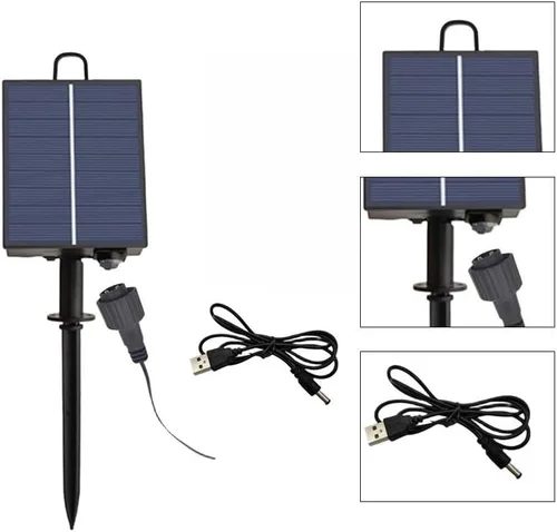 Vista 3 de Solar String Light Controller 24V USB Remote 8 Modes(3V)