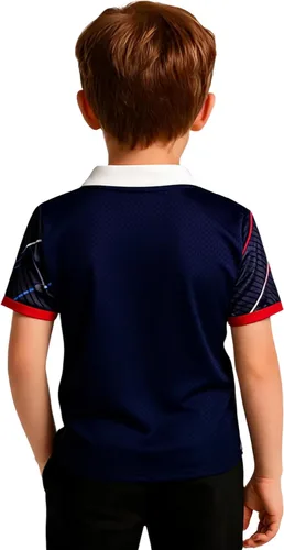 Vista 2 de Icon Sports - Camiseta de día de juego de la Federación de Fútbol de EE. UU. con licencia oficial - Unisex para niños
