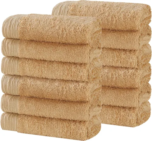 Vista 28 de Superior Rayon - Juego de toallas de 12 piezas de mezcla de bambú, de secado rápido, artículos esenciales para el baño, ducha, spa, toallas
