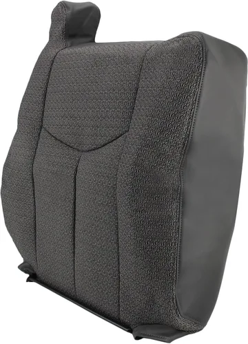 Vista 5 de AUTOKAY Cubierta de asiento trasero inclinado inferior y superior del lado del conductor y del pasajero, color gris para Chevy Silverado 1500 2500