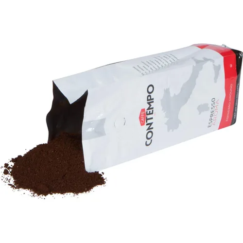 Vista 2 de CAFFÉ CONTEMPO Espresso molido de estilo italiano, mezcla de aroma, molido fino de 1 libra, tostado oscuro, recién tostado, perfecto para café Moka