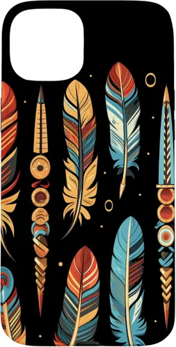 Vista 9 de Colorful Feathers - Funda para iPhone 17