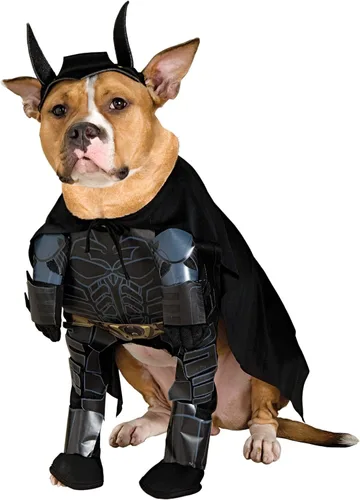 Vista 2 de Rubie's DC Comics Batman The Dark Knight Rises - Disfraz para mascotas, talla M