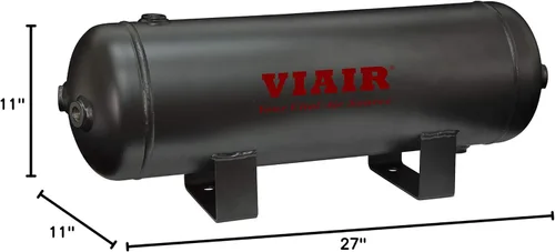 Vista 9 de VIAIR Sistema de aire integrado Dual Stealth Black 400C (4.55 CFM - 150 PSI - 60 Amp - 12V - 2.0 galones. Tanque)