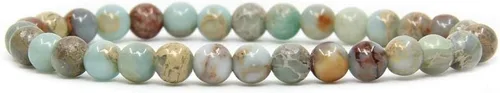 Vista 45 de Angelstones Gemstones 6mm Round Beads Healing Crystal Bracelet for women Amatista