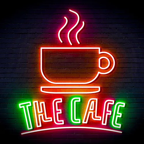 Vista 26 de ADVPRO Coffee – The Cafe Extra-Large Ultra-Bright LED Neon Sign - Blue & Red - st16s54-fn-j0026-br
