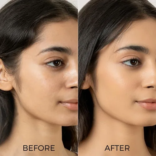 Vista 5 de BRILLARE Limpiador facial en polvo de rosa real, exfoliante facial suave con pétalos de rosa en polvo y sándalo, sin parabenos ni sulfatos, cuidado