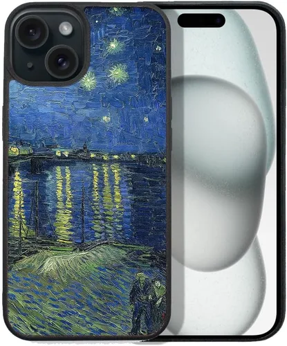 Vista 16 de FINCIBO Funda protectora de goma suave antiarañazos, a prueba de golpes, compatible con Apple iPhone 15 de 6.1 pulgadas 2023, libro de composición