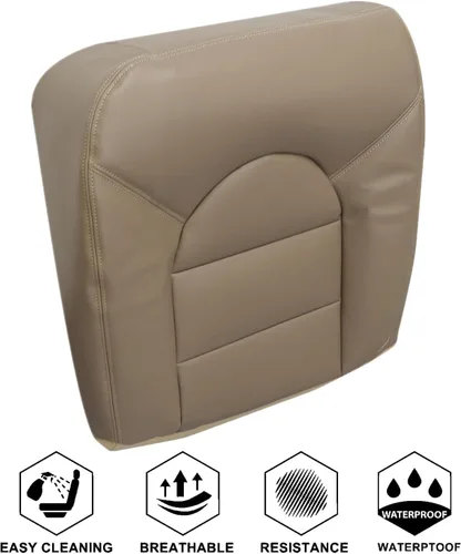 Vista 5 de NLQR Funda de repuesto para asiento delantero izquierdo del lado del conductor, compatible con Ford F250 F350 F450 F550 Lariat XLT XL Super Duty