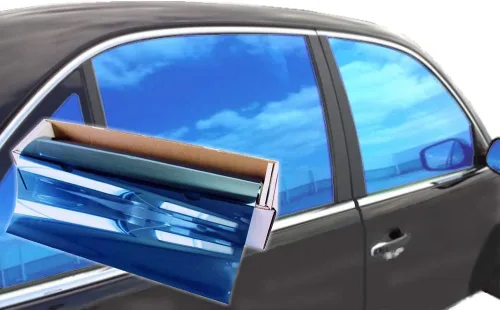 Vista 8 de Película reflectante para tintado de ventana de automóvil, espejo unidireccional, protector de vidrio, bloqueo solar, control de calor anti UV