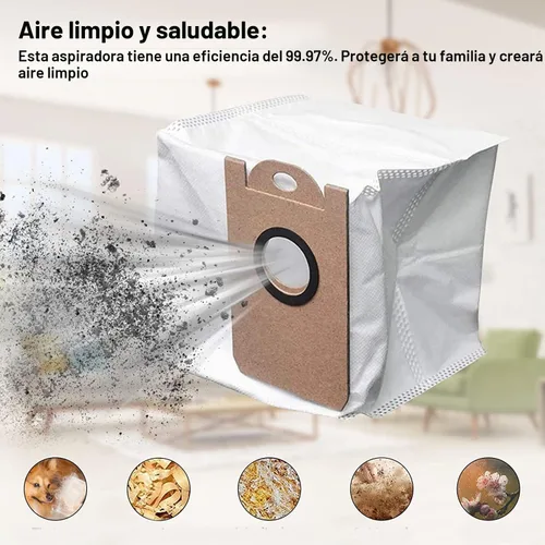 Vista 3 de Bolsas de polvo para iHome AutoVac Nova auto vacío robot vacío piezas