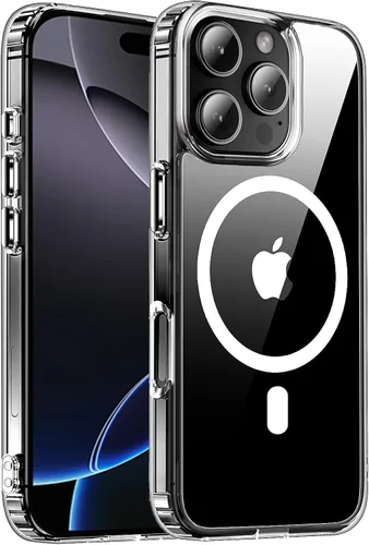 Vista 20 de S. Tedazo Funda magnética para iPhone 7 Plus/8 Plus compatible con MagSafe, no amarillea, protección de grado militar, funda ultradelgada a prueba