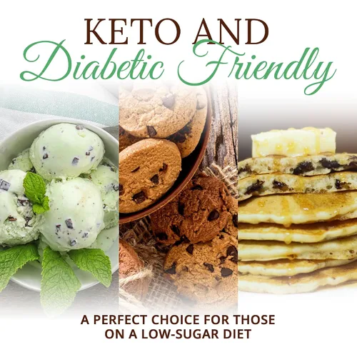 Vista 7 de Chips de chocolate negro de 4.4 libras, chips keto para hornear sin azúcar, veganos sin lácteos Keystone Pantry. Sin azúcar, gluten ni lácteos.