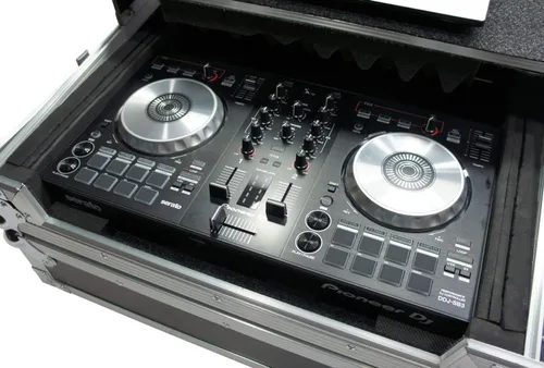 Vista 4 de Harmony Audio HCMINILT Flight Glide - Funda para portátil con soporte para DJ de carretera compatible con Pioneer DDJ-SB3