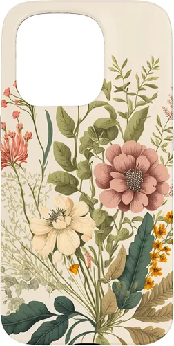 Vista 13 de Funda para iPhone 11 con diseño floral botánico vintage