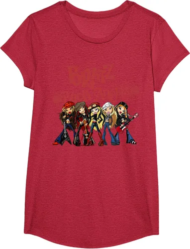 Vista 42 de Bratz Camiseta Rock Angelz Group Shot Negro