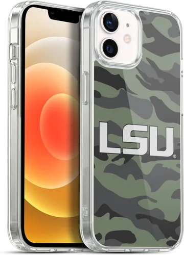 Vista 78 de Head Case Designs Funda de gel suave con licencia oficial de la Universidad Estatal de Louisiana LSU Camou compatible con Apple iPhone 7 Plus/iPhone
