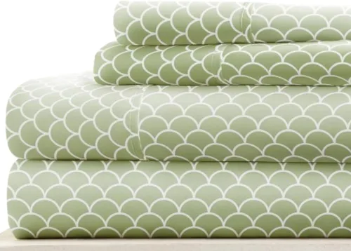 Vista 45 de Linen Market Juego de sábanas de 4 piezas tamaño matrimonial (gris claro cambray) – Duerme mejor que nunca con estas sábanas ultrasuaves y Cambray