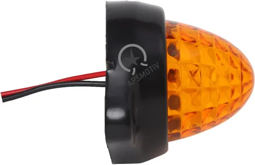 Vista 7 de Paquete de 10 luces LED para semirremolques para semirremolques, 12 V, impermeable, luces de pollo ámbar para semircamiones, carga carga, luces