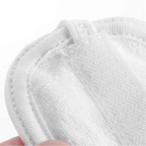 Vista 3 de Diadema elástica blanca del balneario del paño, paquete de 8 cabezas faciales Banda facial para la cabeza, lavable, diadema de maquillaje, cinta