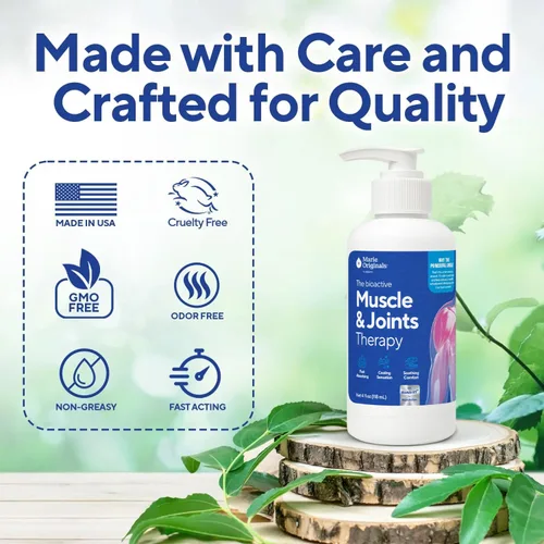 Vista 4 de Marie Originals Terapia articular y muscular Crema tópica para aliviar el dolor no graso, con aceites esenciales naturales para calmar