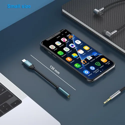 Vista 6 de BENFEI Adaptador USB C a conector de audio con chipset DAC, USB-C a auriculares hembra de 0.138 in compatible con iPhone 15 Pro Max/15 Pro/15
