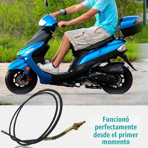 Vista 7 de Cable de freno trasero de 77.5 "Gy6 50cc 150cc scooter ciclomotor Roketa Taotao Sunl